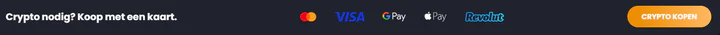 Bitkingz Casino opties om crypto te kopen met Mastercard, Visa, Google Pay, Apple Pay en Revolut